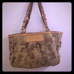 Coach hand bag